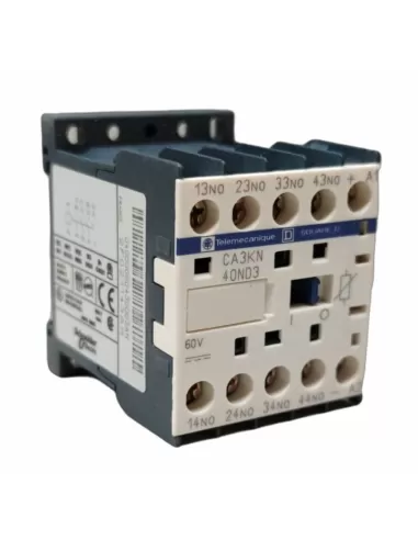 Schneider ca3kn40nd3 contatto ausiliario 4na vite 60v dc