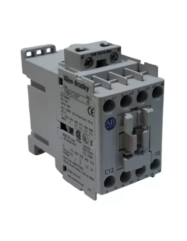Contacteur Allen-Bradley 100-C12KJ10 12 A 5,5 kW 24 V 50/60 Hz 1 NA