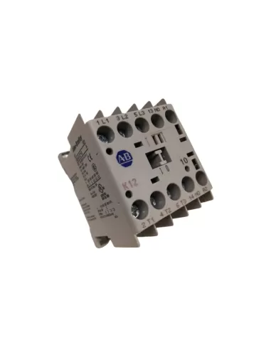 Allen-bradley 100-k12kf10 mini contattore 12a 5,5 kw 230v 50//60hz 1 na