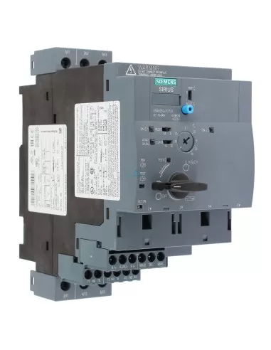 Démarreur compact Siemens 3RA62501CP32, démarreur réversible 690 Vca, 110-240 Vca, 1,5 kW, 4 A, IP20, bornes à vis