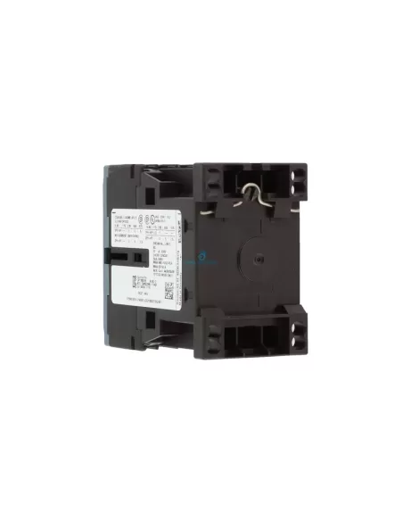 Siemens 3rt20162vb41 contattore s00 ac3 9a 4kw 400vac 1na 24vdc morsetti a molla