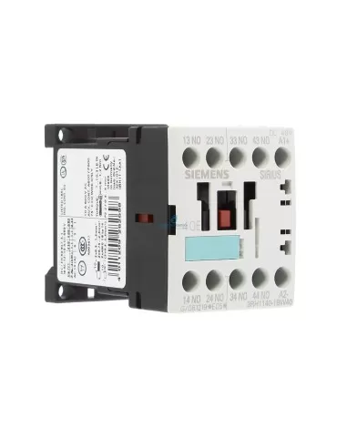 Siemens 3rh11401bw40 auxiliary contactor s00 4na 48vdc