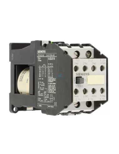 Contacteur Siemens 3tf42220bb4 7,5kw 3 pôles 380/400v 2na 2nc solénoïde dc 24v dc