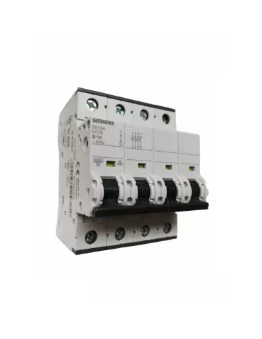 Siemens 5sy64106 4p b10 icn 6ka icu 15ka circuit breaker
