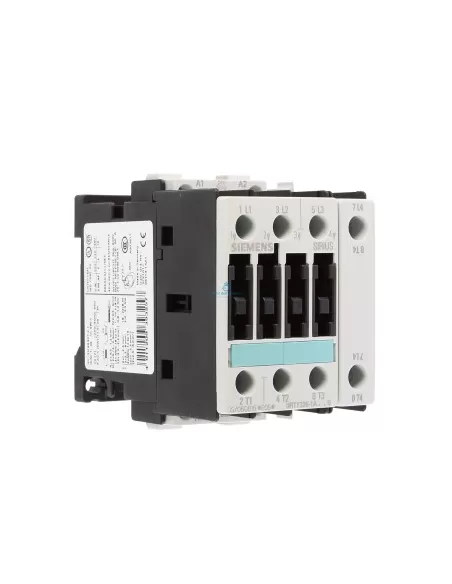 Siemens 3rt13251ab00 quad contactor s0 33a ac-1 24v 50hz