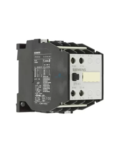 Contacteur Siemens 3TF40110AC2 4 kW 380 V 50 Hz 24 V CA