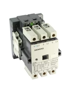 Contacteur tripolaire Siemens 3TF48220AC2, 37 kW, 400 V CA, 3 contacts auxiliaires, 2 NO, 2 NF, 24 V 2