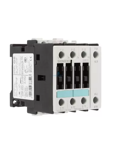 Siemens 3rt13261ac20 contactor 4 poles s0 24v 50/60hz ac-1 40a