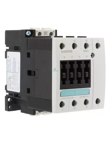 Contacteur Siemens 3rt15351au00 18,5kw 2na+2nc s2 240v 50hz