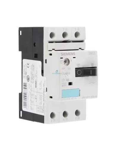 Siemens 3rv10110da10 circuit breaker s00 0.22..0.32a 100ka