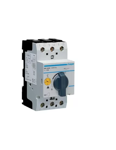 Interruptor proteccion motor hager mm506n 1-1 6a 2 5 modulos din