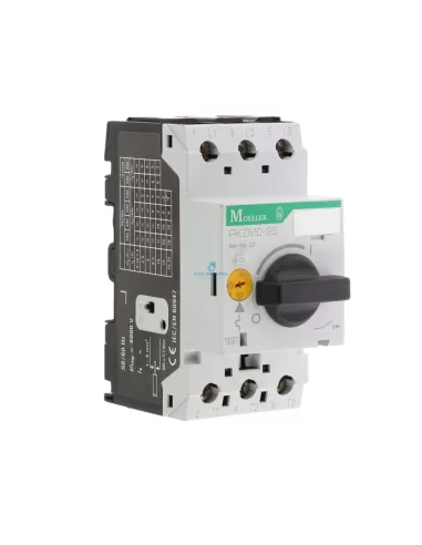 Interruptor de protección del motor Eaton Pkzm0-25 de 25 A