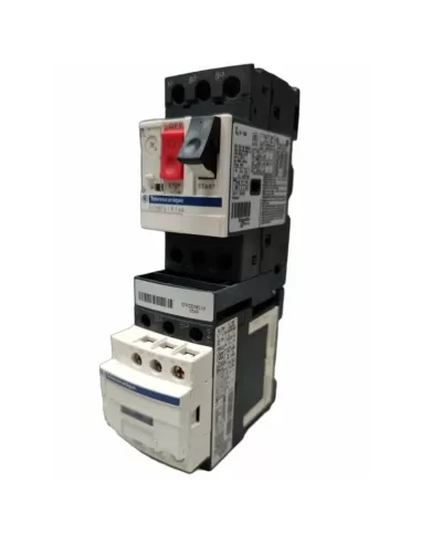 Démarreur associé Schneider gv2dm116bd 9-14a 24vcc