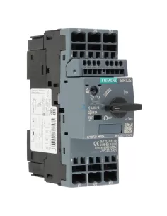 Disjoncteur Siemens 3rv20211ea25 s0 pour la protection des moteurs, classe 10, 2,8-4 A, 1 NO, 1 NF, bornes à ressort