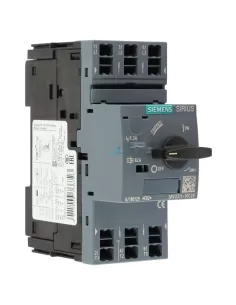 Disyuntor Siemens 3rv23111gc20 s00 para arrancador combinado 6.3a terminales de resorte