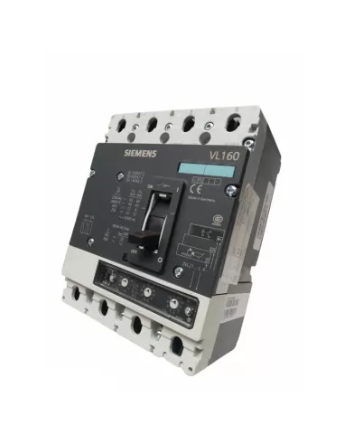 Siemens 3vl27161bd430ab1 vl160n interruptor de gestión 160a 4p 40ka tm