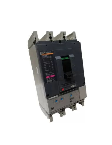 Disjoncteur magnétothermique Merlin Gerin 32695 NS400H triphasé 160 V 400 A 70 kA STR23SE réglable