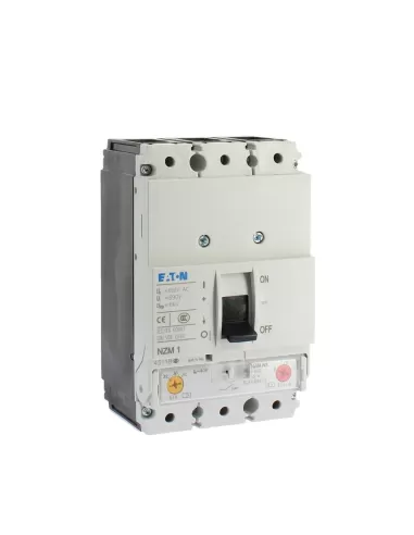 Disjoncteur Eaton NZMN1-A40 tripolaire 40 A pour la protection des installations électriques