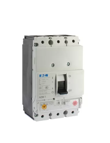 Disjoncteur Eaton NZMN1-A100 tripolaire 100 A pour la protection des installations électriques