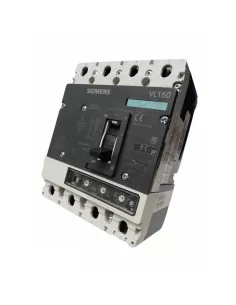 Siemens 3vl27101bf430ad1 interruptor automatico vl160n 4 polos 160a dis etu20 50ka con cont aux 1na 1nc