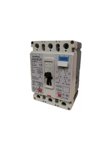 Siemens 3vf31116en710aa0 circuit breaker 4x80a 40-80a 70ka motor protection sganc el