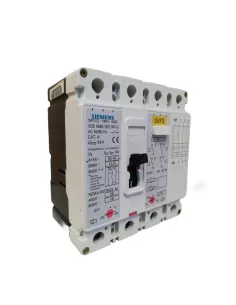 Siemens 3vf31121hn410aa0 automatic circuit breaker 4x63a 50-63a 415v 40ka protected neutral