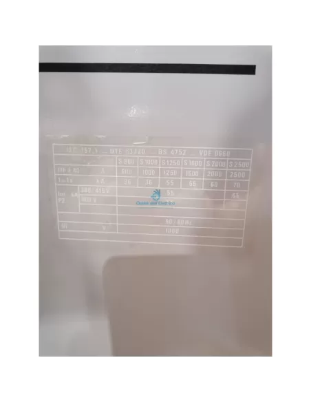 Disjoncteur Unelec S41600 4 x 1600 A 415 V 50/60 Hz 55 kA