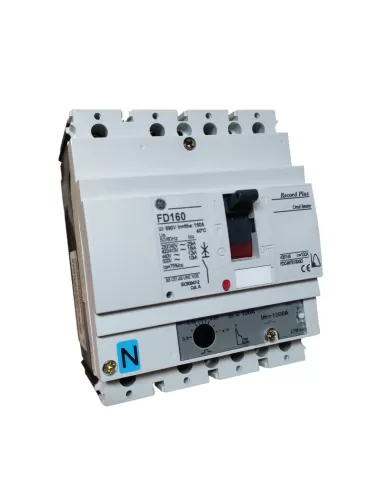Ge power 436146 fd tm-linea interruttore automatico 100a 4p 4s 18ka