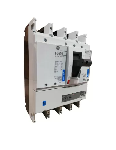 Ge power 438440 circuit breaker fg400 4p 50ka premeons line ls(i) 400a fgn47da400lf