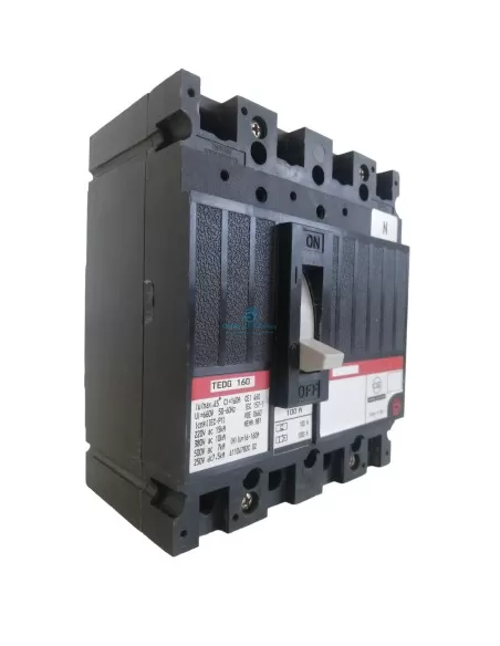 ge power/cge tedg4100 interruttore ted g 4 poli 100a 10ka