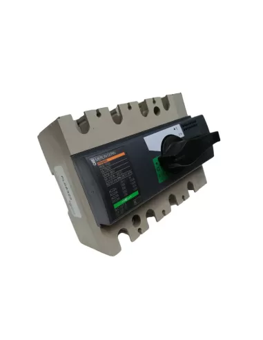 Merlin gerin 28909 ins100 4p 100a switch disconnector with black knob