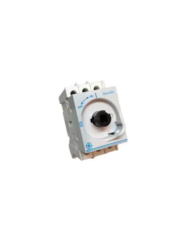 Ge power 730991 d//061304-251 3p disconnector dilos 00 40a without handle