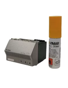 Detector electrónico de GLP Vimar Plana 14421.SL 230 V Plata