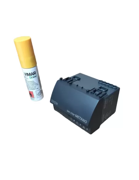 Vimar Eikon 20420 Elektronischer Methandetektor 230 V, Grau, 3 Module