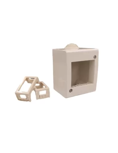 Vimar 13023.A Conteneur Ip40 2 modules Idea/8000Sp Ivoire
