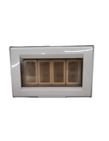 Vimar 13745.Q IP55 cover 4 Idea/8000Sp modules Gray