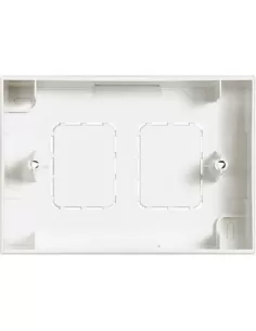 Bticino caja de pared de 3 plazas 503np luz viva