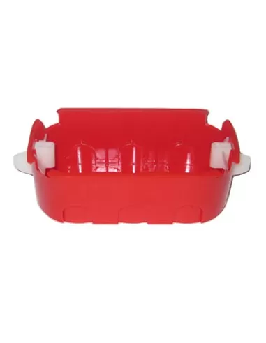 Caja de 4 ranuras Gewiss gw24245 para paredes claras gw24245