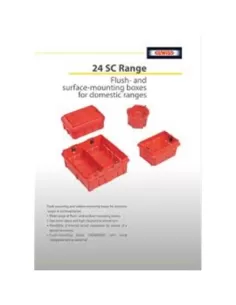 Gewiss 6p box with domobox gw24306 mortar guard