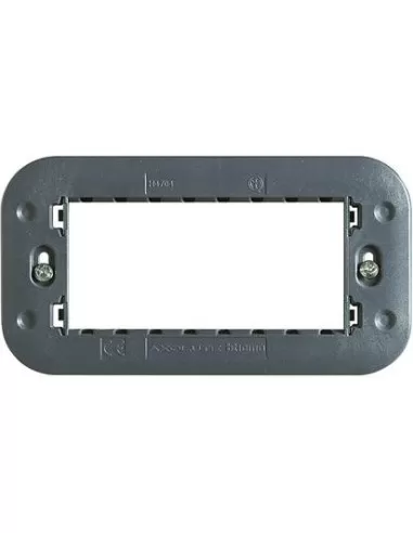 Bticino axolute supporto a 4 moduli h4704 serie axolute