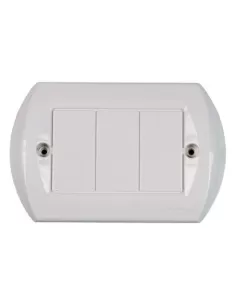Fanton 23954 white blind self-supporting plate