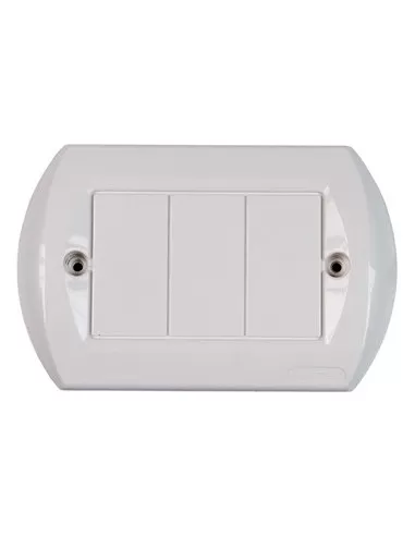 Fanton 23954 white blind self-supporting plate