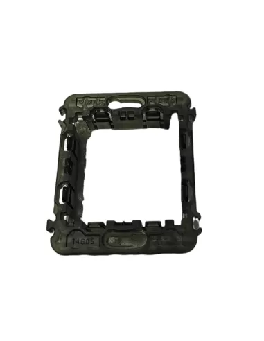 Vimar 14605 Soporte Plana 2 Módulos Sin Tornillos Distancia Entre Ejes 57mm