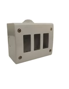 Vimar 12085 Conteneur Mural Vimar 3 Places Ip40 Série 8000 Ral 7035