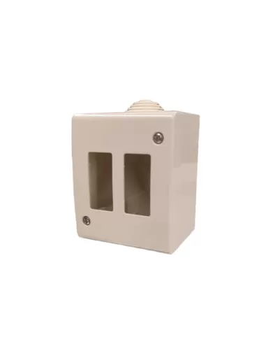 Vimar 13022.A Contenedor IP40 2 módulos Idea/8000Sp Marfil