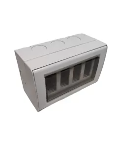 Vimar 13541 Contenitore Ip55 4 Moduli Serie 8000 Grigio Ral 7035
