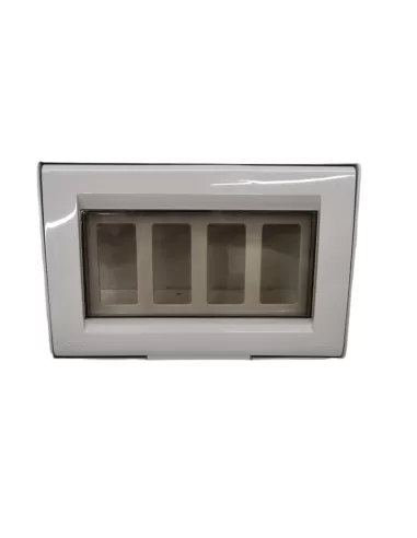 Vimar 13741.Q Calotta Ip55 4 moduli 8000 Grigio