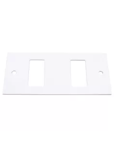 Master 60i102 inserto laccato 2 fori bianco
