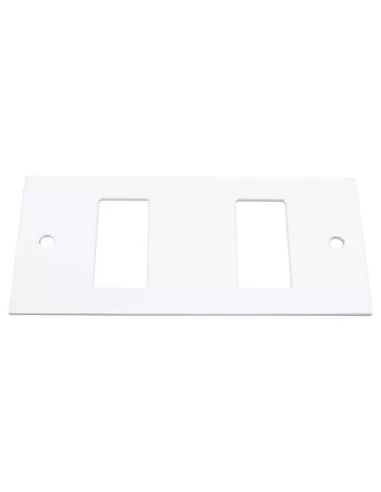 Insert laqué blanc 2 trous Master 60i102