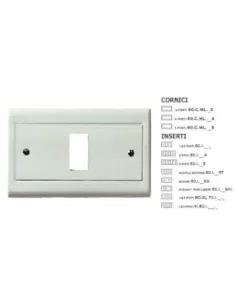 Master 60i104 inserto laccato bianco 4 fori